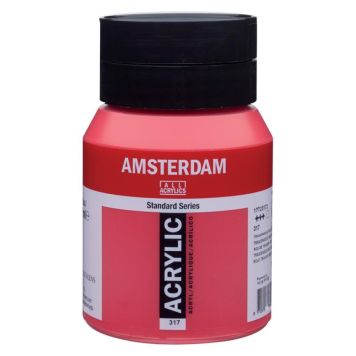 Amsterdam akrylmaling 500 ml transparent red medium 317