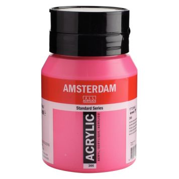 Amsterdam akrylmaling 500 ml quinacridone rose 366