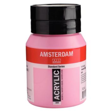 Amsterdam akrylmaling 500 ml quinacridone rose light 385