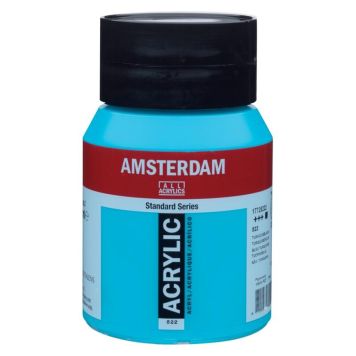 Amsterdam akrylmaling 500 ml turquoise blue 522