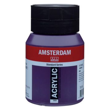 Amsterdam akrylmaling 500 ml permanent blue violet 568