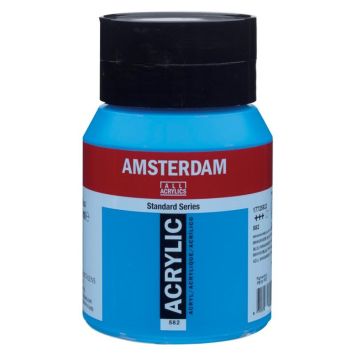 Amsterdam akrylmaling 500 ml manganese blue phthalo 582