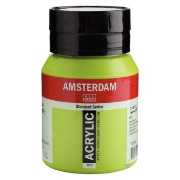 Amsterdam akrylmaling 500 ml yellowish green 617