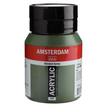 Amsterdam akrylmaling 500 ml olive green deep 622
