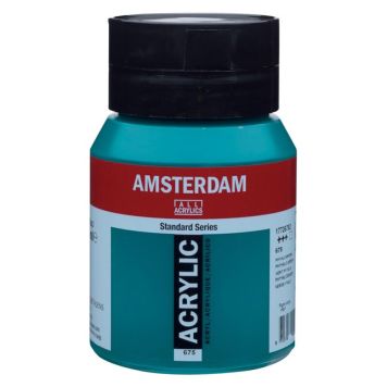 Amsterdam akrylmaling 500 ml phthalo green 675