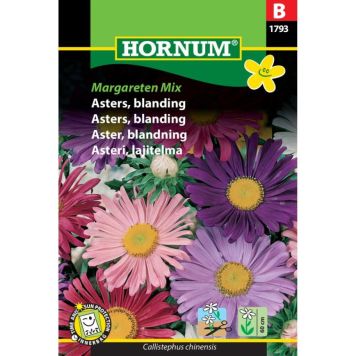 Hornum blomsterfrø Asters, blanding