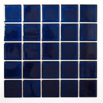 Mosaik Square Uni Cobalt blank 30,4 x 30,4 cm