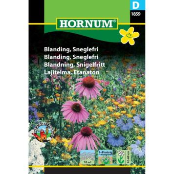 Hornum blomsterfrø Blanding, Sneglefri