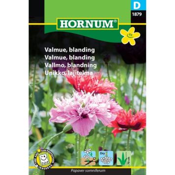 Hornum blomsterfrø Valmue, blanding