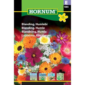 Hornum blomsterfrø Blanding, Humlebi