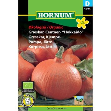 Hornum grøntsagsfrø Økologisk Græskar, Centner- "Hokkaido"