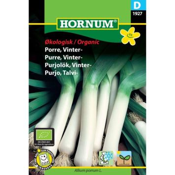 Hornum grøntsagsfrø Økologisk Porre, Vinter-