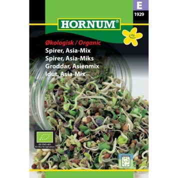 Hornum grøntsagsfrø spirar Asia-Mix økologisk