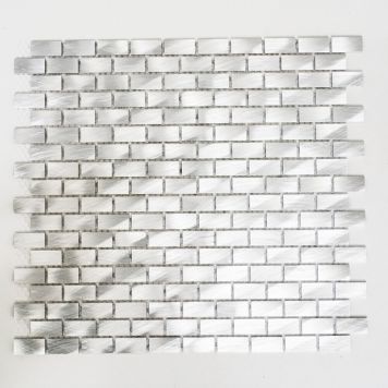 Mosaik Lys Aluminium 30,5 x 32,5 cm