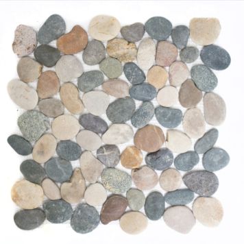 Mosaik Pebble Flat mix 31,5 x 31,5 cm