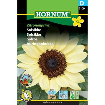 Hornum blomsterfrø solsikke Zitronenprinz