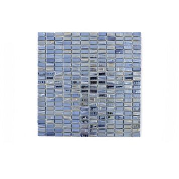 Mosaik Eco genanvendt glas sort 3D 31,5 x 31,7 cm
