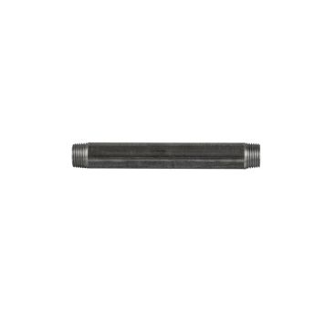 Nippelrør sort 3/4" 150 mm