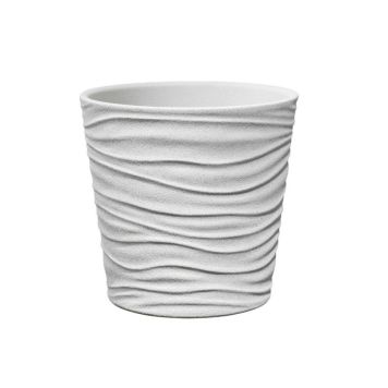 Soendgen Keramik urtepotte Sonora hvid Ø14 cm