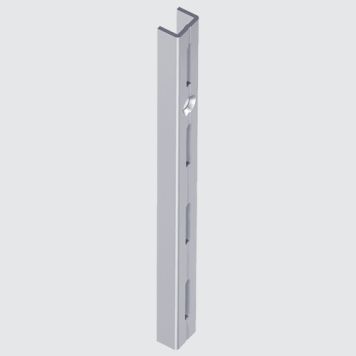 Element-System vægskinne enkelt 100 cm aluminium
