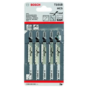 Bosch stiksavklinge t 101 b træ 5 stk