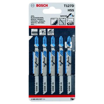 Bosch stiksavklinge t 127d 74 mm 5 stk.