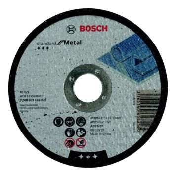 Bosch skæreskive metal std 125x2,5 mm 