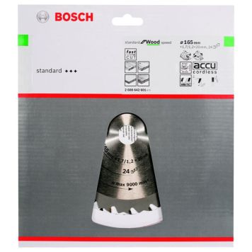 Bosch rundsavklinge speedline 24t Ø165x1,7x20 mm