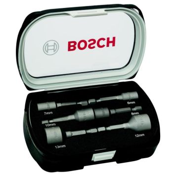 Bosch topnøglesæt magnet 6-13 mm 50 mm 6 stk.