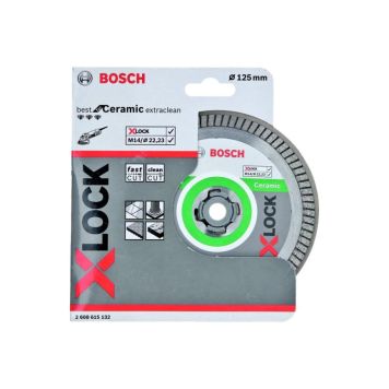 Bosch diamantskive x-lock gres best 125x22,2 mm
