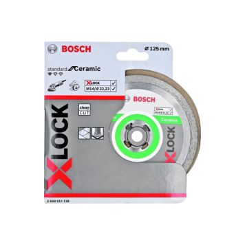 Bosch Diamantskive x-lock std ceramic 125 mm