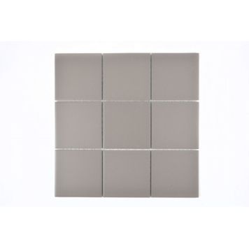 Mosaik Uni uglas. porcelæn grå 29,8 x 29,8 cm