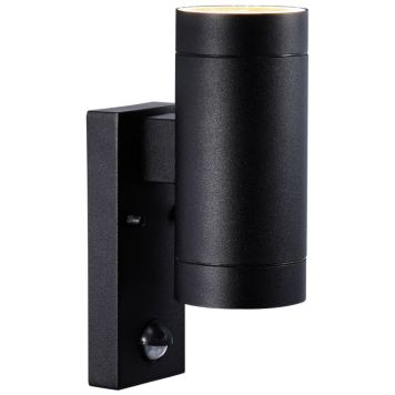 Nordlux væglampe Tin Maxi med sensor sort 22 cm