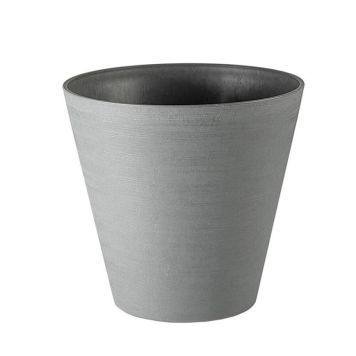 Lauvring selvvandende krukke Re-Pot Hoop plast grå Ø20x19 cm