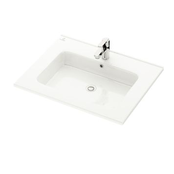 Camargue håndvask Svanholm Lensvik blank hvid 61x46,5 cm