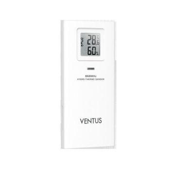 Ventus temperatur- og luftfugtighedssensor W048 t/vejrstation W640/W838