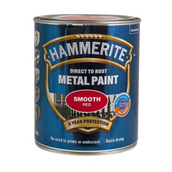 Hammerite metalmaling glateffekt rød 0,75 L