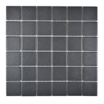 Mosaik Square Uni sort 29,8 x 29,8 cm