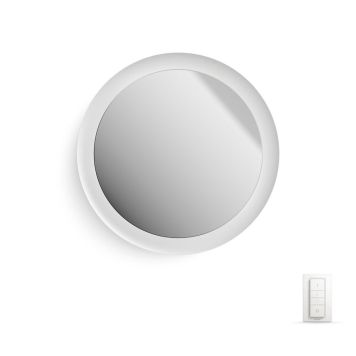 Philips Hue LED spejllampe Adore White Ambiance IP44 Ø56 cm inkl. lysdæmperkontakt