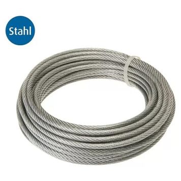 Stabilit ståltov PVC 3/4 mm 10 m