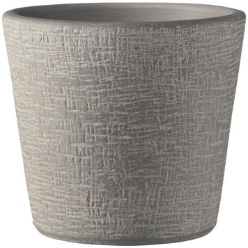 Soendgen Keramik urtepotte Piran grå Ø16x15 cm