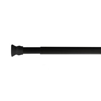 Ridder bruseforhængsstang teleskop sort alu 70-115 cm