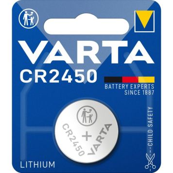 Knapcellebatteri CR2450 lithium 3V - Varta