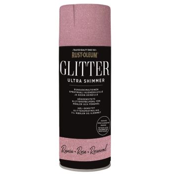 Rust-Oleum glitterspray Ultra Shimmer rosa guld 400 ml