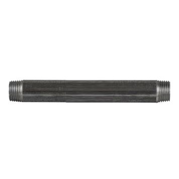 Nippelrør sort 3/8" 150 mm