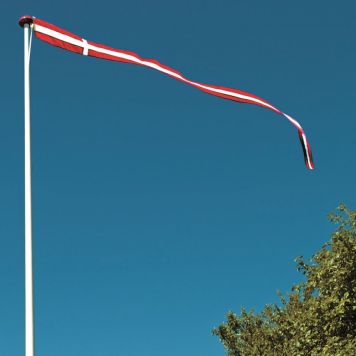 Dano Mast flagstang inkl. vimpel og vippebeslag glasfiber 11 m
