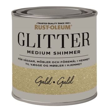 Rust-Oleum glimmermaling Medium Shimmer guld 250 ml