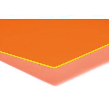 Rias hobbyplade akryl orange 750x1000x3 mm
