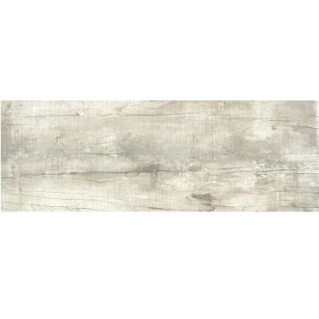 Gulv-/vægflise Re-use plank råhvid 20 x 120 cm 1,44 m²