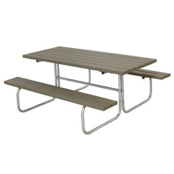Plus bord-/bænkesæt Classic gråbrun 177x155x73 cm